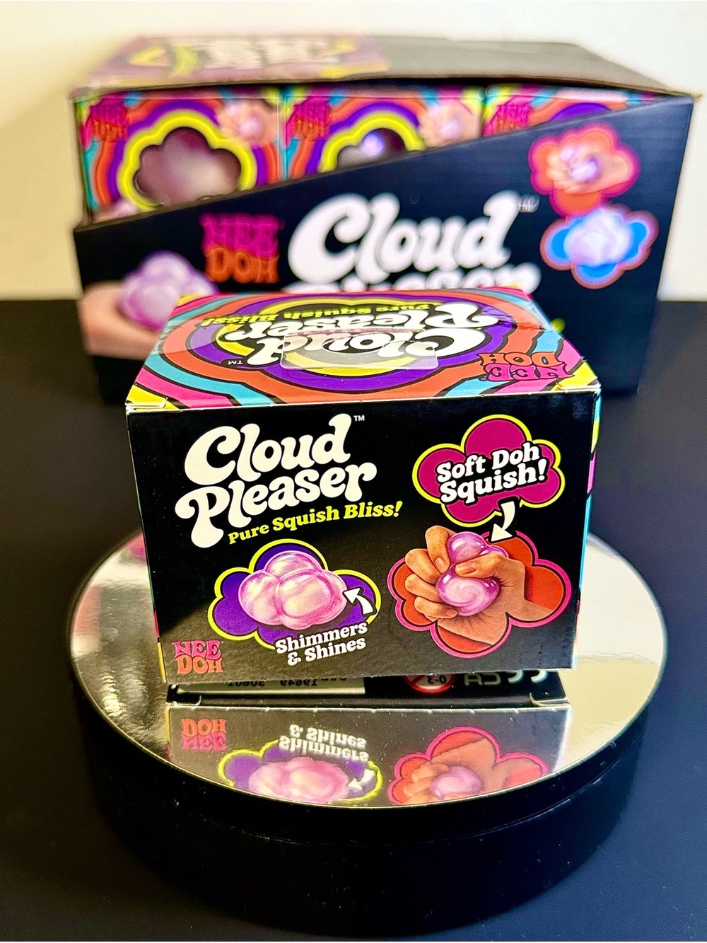 NeeDoh 3 PK BUNDLE ! Cloud Pleaser + 2 JellySquish! Squish Bliss! (New) - Picture 5 of 13